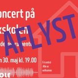 AFLYST - Huskoncert med blandede instrumenter og sang