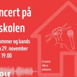 Huskoncert med sang, trommer og bands