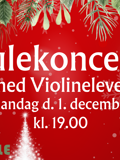 Julekoncert med violinelever