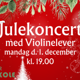 Julekoncert med violinelever Julekoncert med violinelever