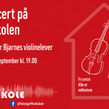 Huskoncert for Bjarnes violinelever