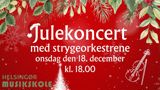 Julekoncert med strygeorkestrene og gæstebesøg af blæsere