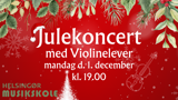 Julekoncert med violinelever